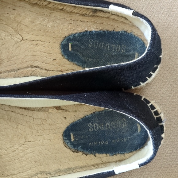 Soludos Collaboration with Jason Polan WINK Espadrilles in Black/Gold Size 11 - Picture 4 of 9